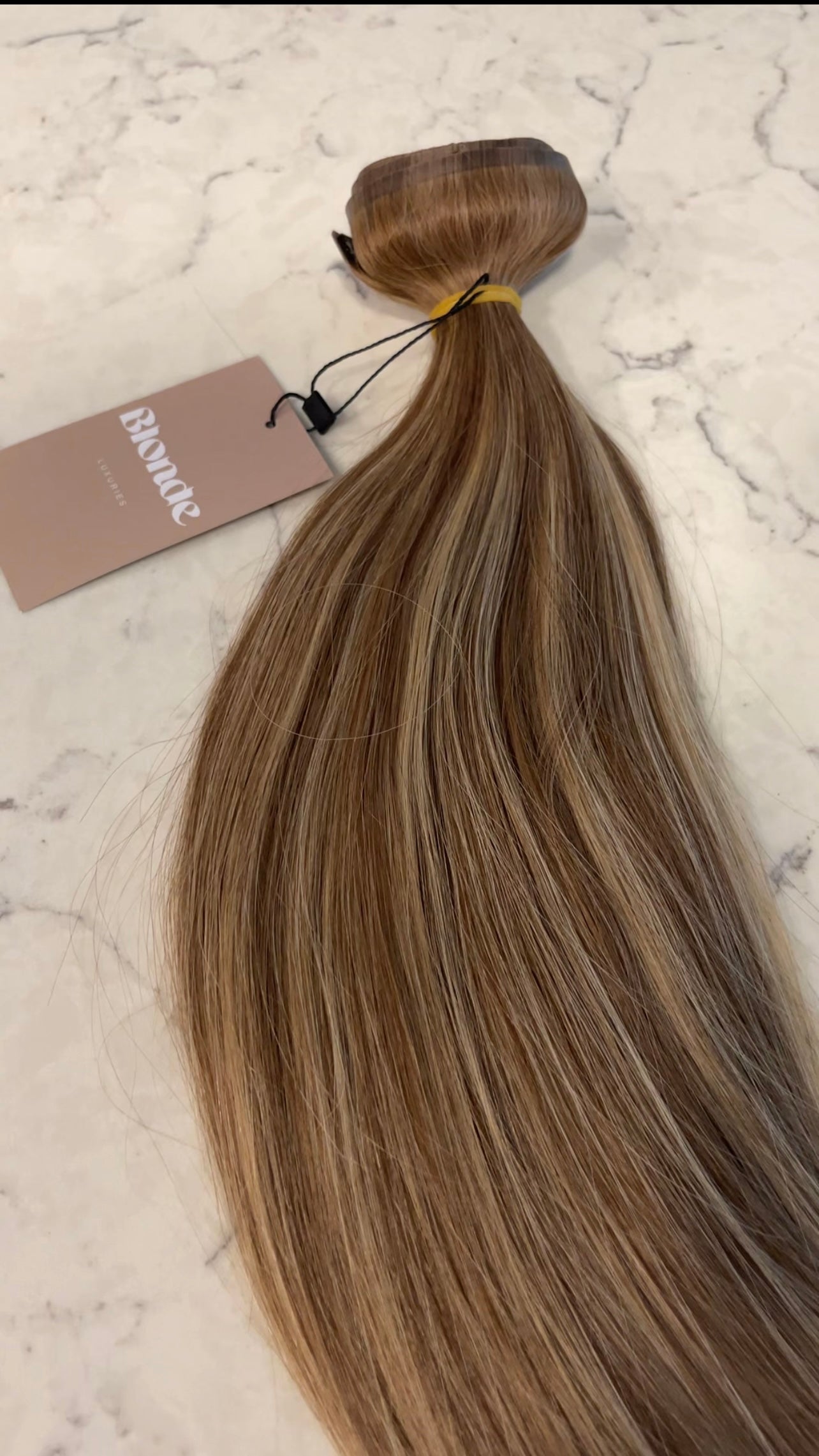 Seamless Clip-ins - Ash Honey Carmel
