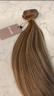 Seamless Clip-ins - Ash Honey Carmel
