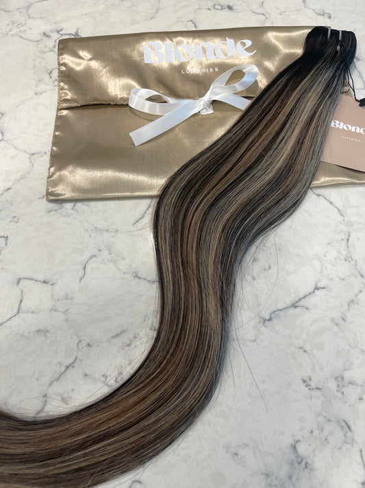 *READY TO SHIP* Ash Honey Carmel with dark roots