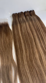 READY TO SHIP - Blonde Ginger (closure+bundle deal)