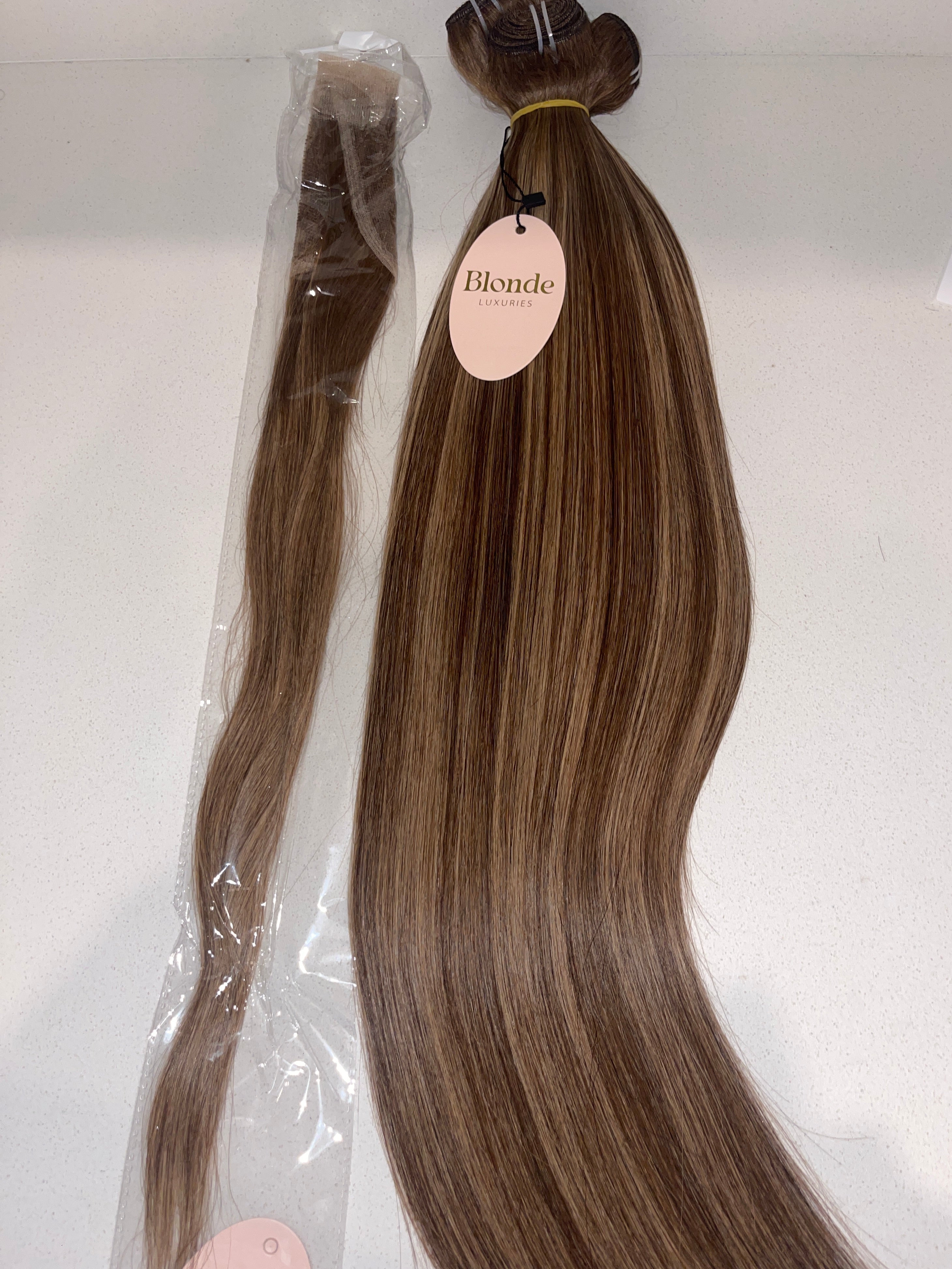 READY TO SHIP - Blonde Ginger (closure+bundle deal)